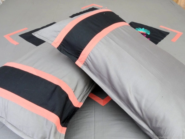 Embroidered  Double Bed Sheet-143