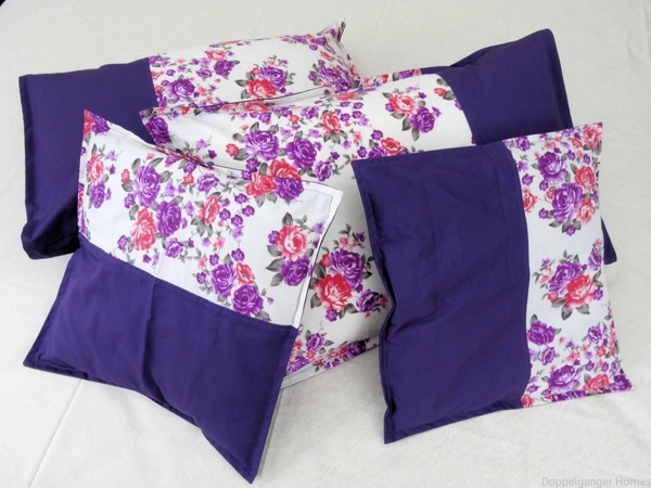 Doppelganger Homes 4 pcs Cushion & Pillow Cover Set-136