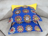 Doppelganger Homes Sun Kalamkari Cushion cover Set-77