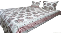 Doppelganger Homes Floral Double Bed sheet-65