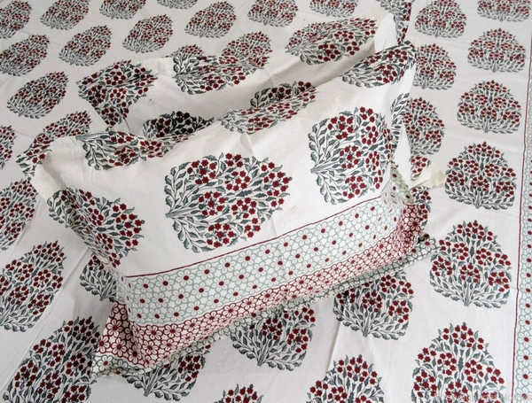 Doppelganger Homes Floral Double Bed sheet-65