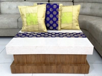 Doppelganger Homes 3 Pcs Designer Cushion cover and Runner Set-92