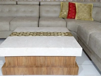 Doppelganger Homes 3 Pcs Designer Cushion cover and Runner Set-91