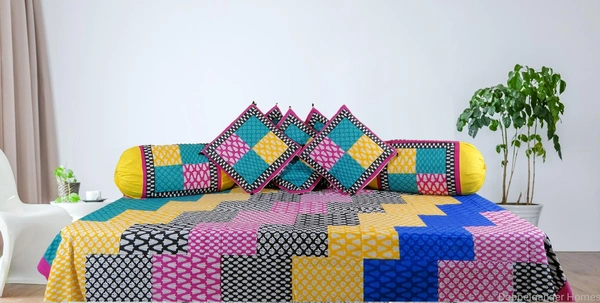 Doppelganger Homes Diwan set (Set of 8 pcs.)-54
