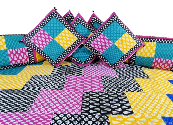Doppelganger Homes Diwan set (Set of 8 pcs.)-54