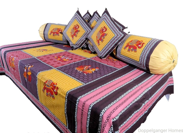 Doppelganger Homes Diwan set (Set of 8 pcs.)-56