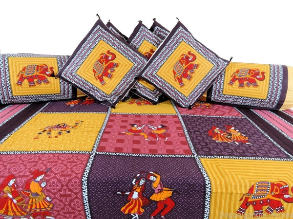 Doppelganger Homes Diwan set (Set of 8 pcs.)-56