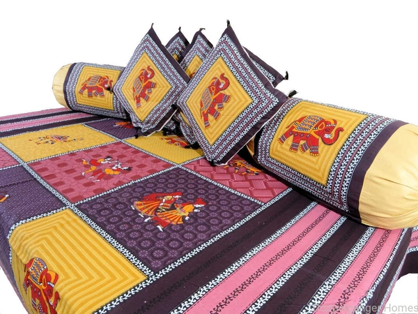 Doppelganger Homes Diwan set (Set of 8 pcs.)-56