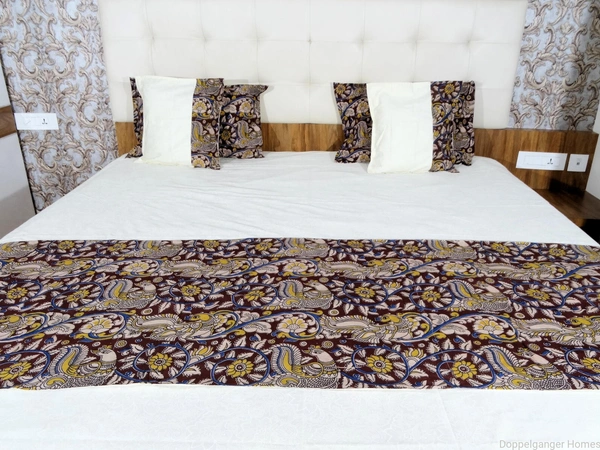 Doppelganger Homes Kalamkari Double Bed sheet  set-82