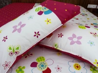 Doppelganger Homes Floral cotton Double Bed Sheet-116