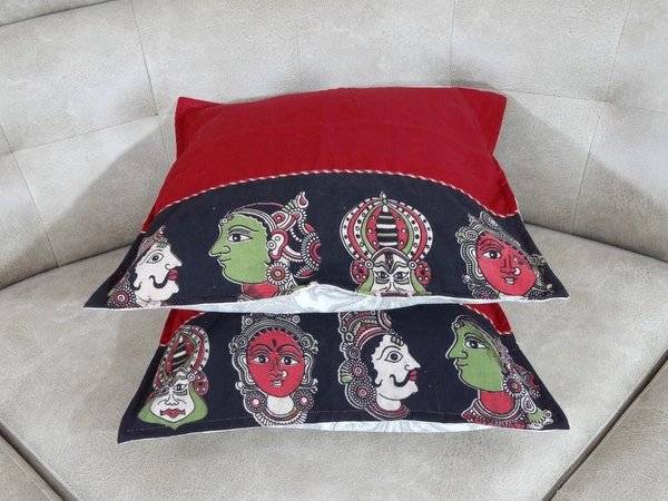 Doppelganger Homes Kalamkari Cushion cover Set-74