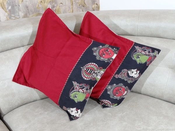 Doppelganger Homes Kalamkari Cushion cover Set-74