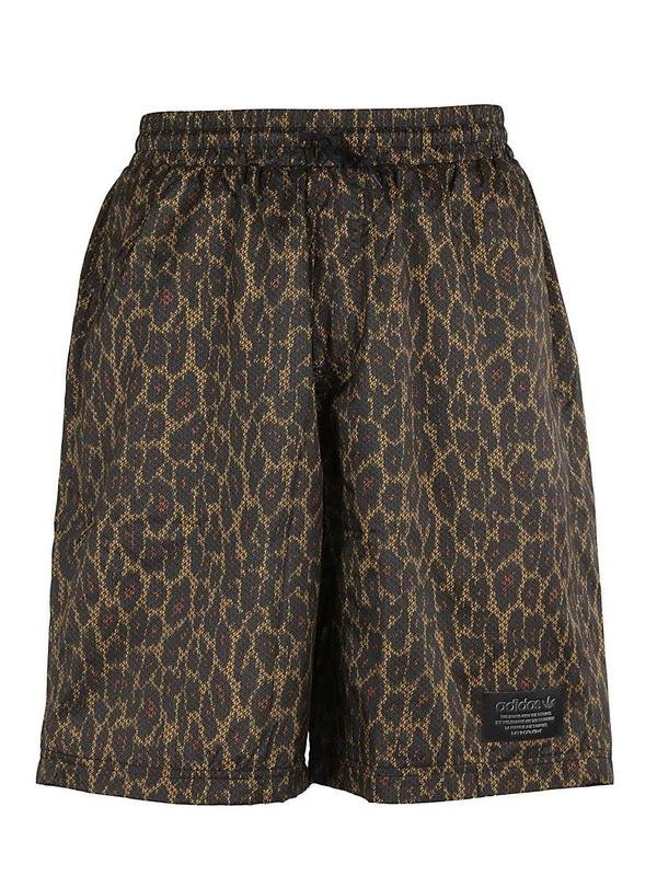 ADIDAS ORIGINALS LEOPARD NMD SHORTS - L
