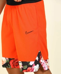 NIKE SELF DESIGN MEN ORANGE SPORTS SHORTS - XXL
