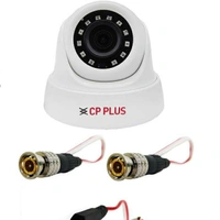 CP PLUS 2.4MP Cosmic Full HD IR Dome Night Vision Camera, 3.6mm- 1080p CP-VAC-D24L2-V3 (Cosmic) - 2 years, NO