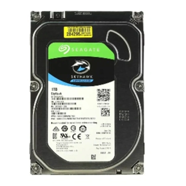 Seagate Skyhawk 1 TB Surveillance Internal Hard Drive HDD – 3.5 Inch SATA 6 Gb/s 64 MB Cache for DVR NVR Security Camera System (ST1000VX005) - 2 YEARS, NO