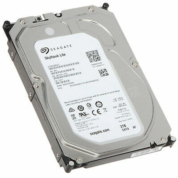 SEAGATE Seagate Skyhawk Lite 2TB Surveillance Internal Hard Drive HDD – 3.5 Inch SATA HDD (ST2000VX007) - 2 YEARS , NO