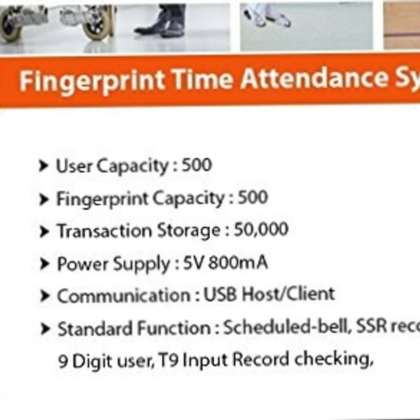 Essl LX16 Excel Output in USB Pen Drive Biometric Fingerprint Time Attendance System - 1 year, No