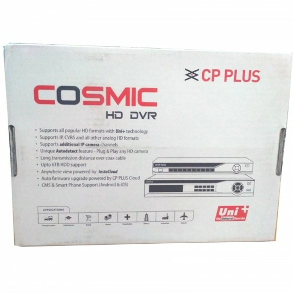 CP-UVR-0801E1-CS  8Ch. 1080P Lite Cosmic HD DVR - 2 years, Wrong Product    Damaged Product   Defective Product