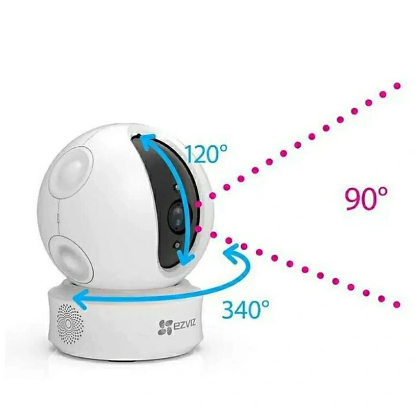 EZVIZ C6CN 1080p HD Pan/Tilt/Zoom WiFi Home Security Camera-Auto Motion Tracking, Night Vision, Two-Way Audio (White) - 2 years, Wrong Product Damaged Product Defective Product
