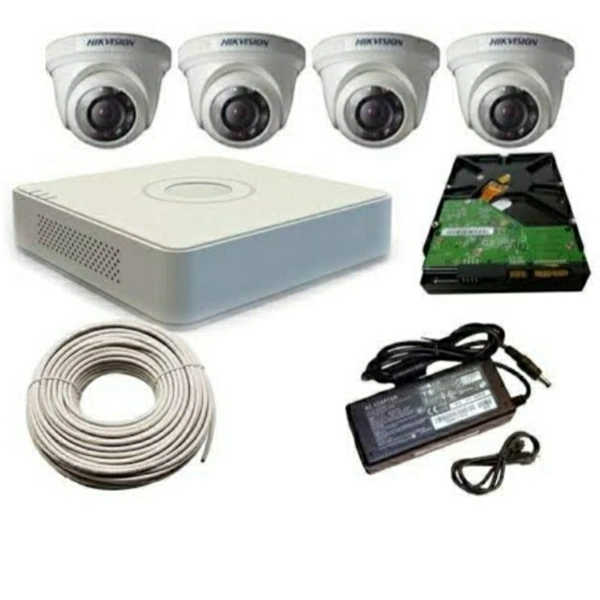 HIKVISION FULL HD 1MP CCTV KIT - 2 Year Warranty Of Camera, DVR .AND HARD DISK ,1 Year, Wrong Product Damaged Product Defective Product
