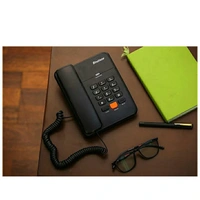 Binatone Spirit 111N Basic Corded Landline Phone for Office & Home (Black) - 1 year, Wrong Product Damaged Product Defective Product