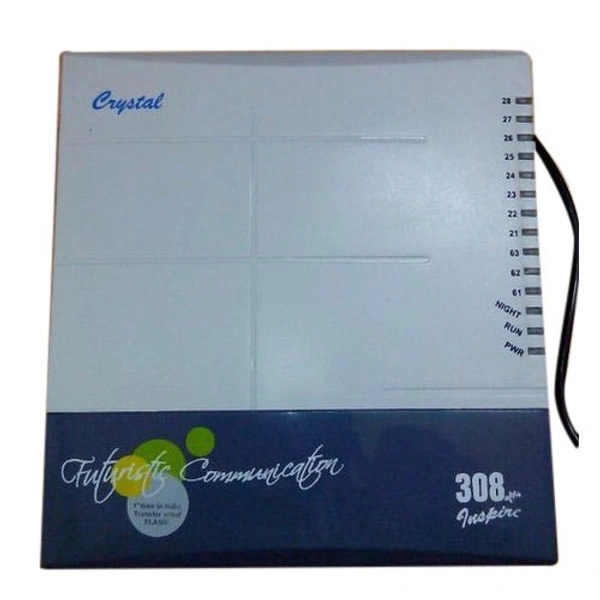 Crystal EPABX Inspire 308 for 8 Line Intercommunication - 1 year, Wrong Product Damaged Product Defective Product