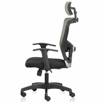 KINGSVISION High Back Ergonomic Mesh Chair with Fixed arms - Chair is uniquely engineered to support your lower back so that you can stay focused and work comfor