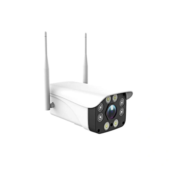 KINGSVISION Wireless WiFi 2MP Full HD 1080p Waterproof Indoor and Outdoor IP Security Bullet CCTV Security Camera - WHITE, 1 YEAR