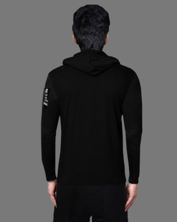 Printed Men Black T-Shirt - Black, S M L XL XXL