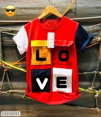 Cotton Printed T Shirt For Men  - M