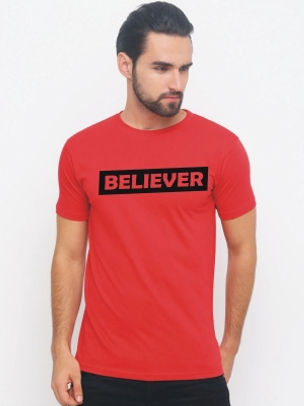 jorkk Printed Men Round Neck Maroon T-Shirt - Red, S M L XL XXL