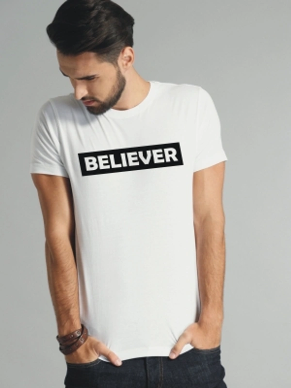 jorkk Printed Men Round Neck Maroon T-Shirt - White, S M L XL XXL