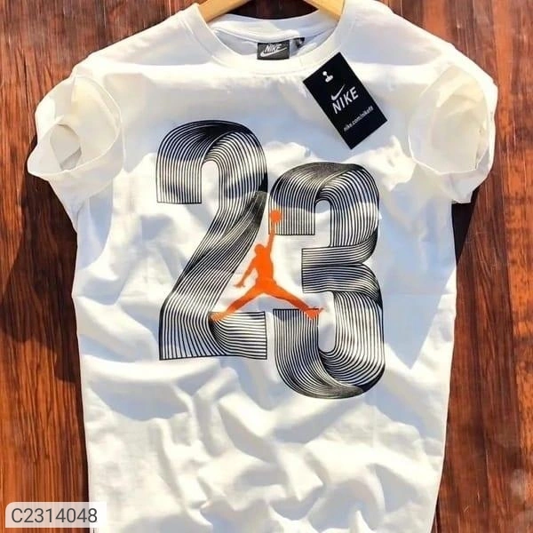 Dryfit Polyester Printed Half T Shirt - XL
