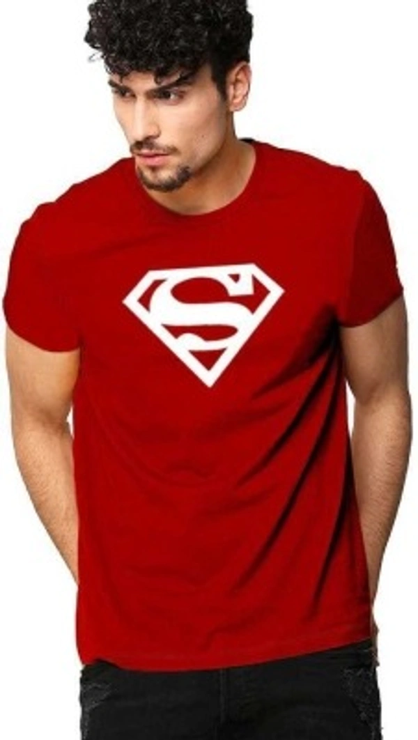 Graphic Print Men T-Shirt - Blue, XL