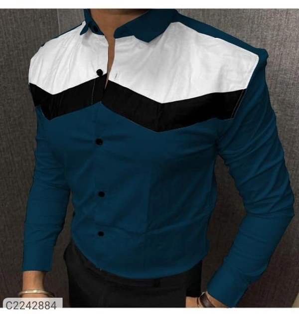 cotton blen slimfit full Sleeves Casual shirt  - multi color, S M L XL