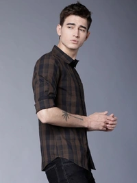 HIGHLANDER Men Checkered Casual Multicolor Shirt - Multicolor, S M L XL