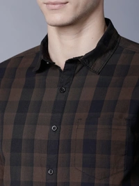 HIGHLANDER Men Checkered Casual Multicolor Shirt - Multicolor, S M L XL