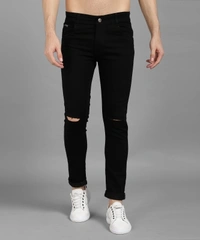Slim Men Black Jeans - 28 30 32 34