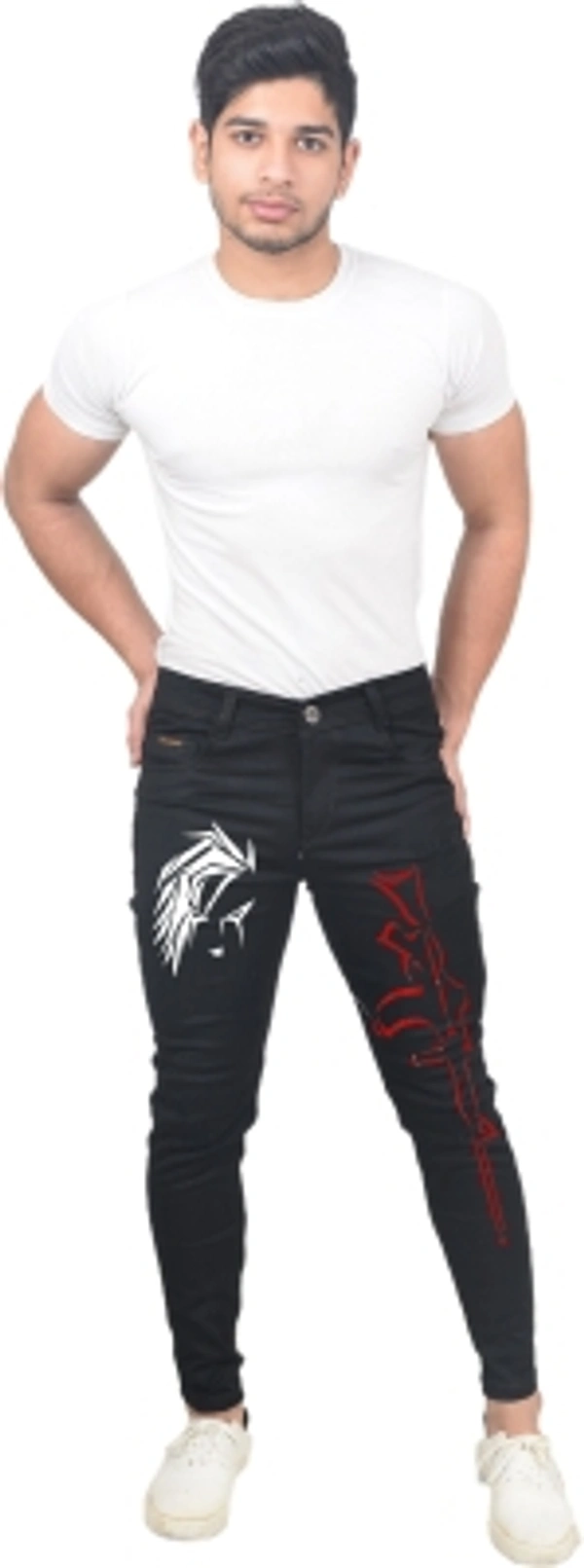 Styzon Slim Men Black Jeans - 20 30 32 34