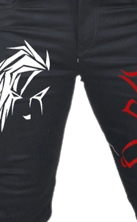 Styzon Slim Men Black Jeans - 20 30 32 34