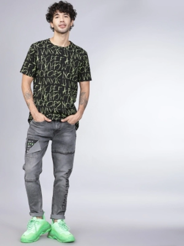 LOCOMOTIVE Tapered Fit Men Grey Jeans - 30 32 34