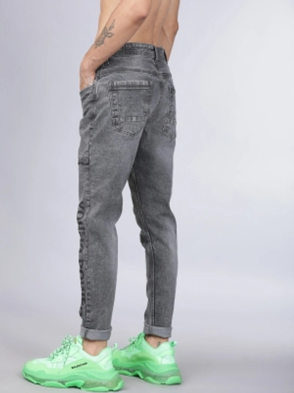 LOCOMOTIVE Tapered Fit Men Grey Jeans - 30 32 34