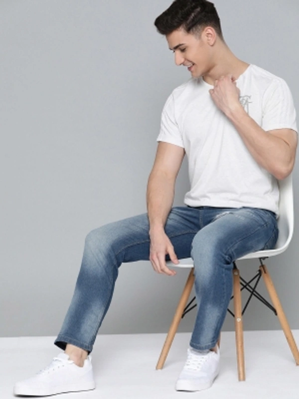 Mast & Harbour Slim Men Dark Blue Jeans - 28 30 32 34 36
