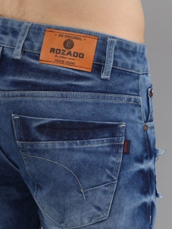 ROZADO Slim Men Blue Jeans - 28 30 32 34