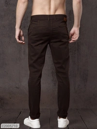 *Product Name:* Cotton Solid Slim Fit Casual Chinos*Details:*Product Name: Cotton Solid Slim Fit Casual Chinos - Black, 28 30 32 34