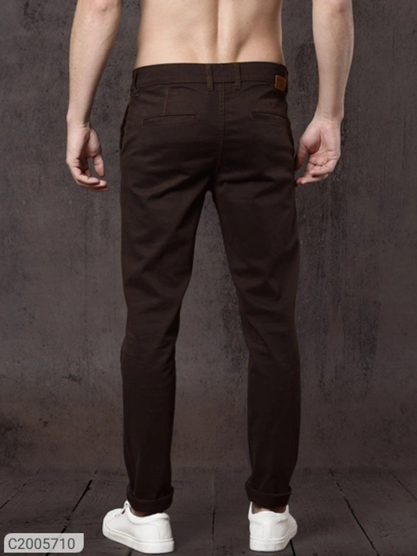 *Product Name:* Cotton Solid Slim Fit Casual Chinos*Details:*Product Name: Cotton Solid Slim Fit Casual Chinos - Black, 28 30 32 34