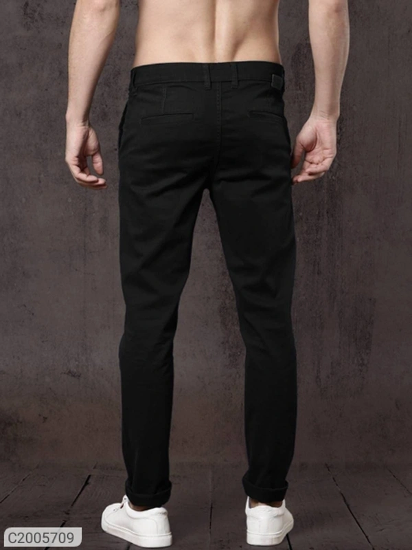 *Product Name:* Cotton Solid Slim Fit Casual Chinos*Details:*Product Name: Cotton Solid Slim Fit Casual Chinos - Brown, 28 30 32 34