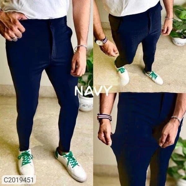 *Catalog Name:* Lycra Solid Regular Fit Mens Casual Trouser*Details:*Product Name: Lycra Solid Regular Fit Mens Casual TrouserPackage Contains: It Has 1 Piece Of Mens Casual Trouser
 - yellow, 26 28 30 32 34