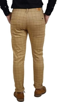 PROTOCOL Slim Fit Men Trousers - Yellow, 28 30 32 34 36